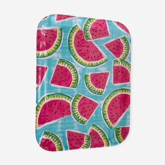 NWOT WATERMELON Plastic Serving Tray - Picture 2 of 2